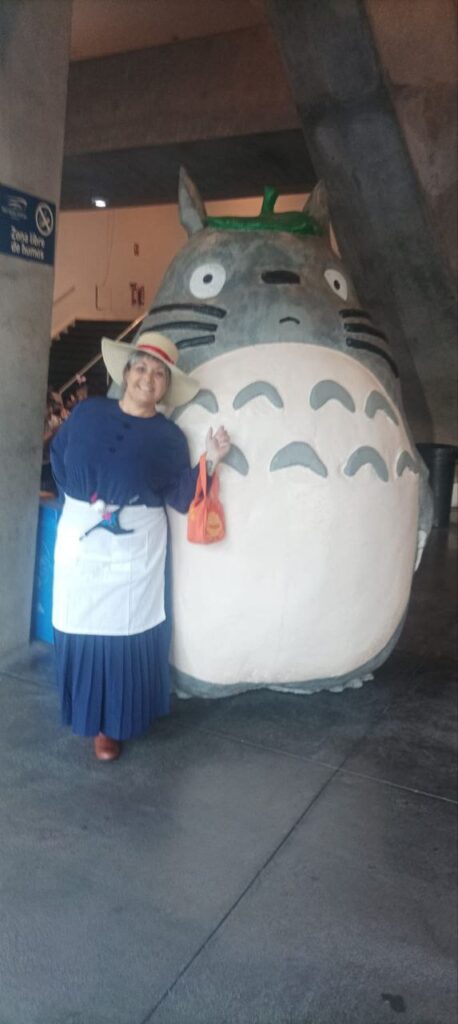 La amiga misteriosa, Marion con cosplay de Sophie del Castillo Ambulante.